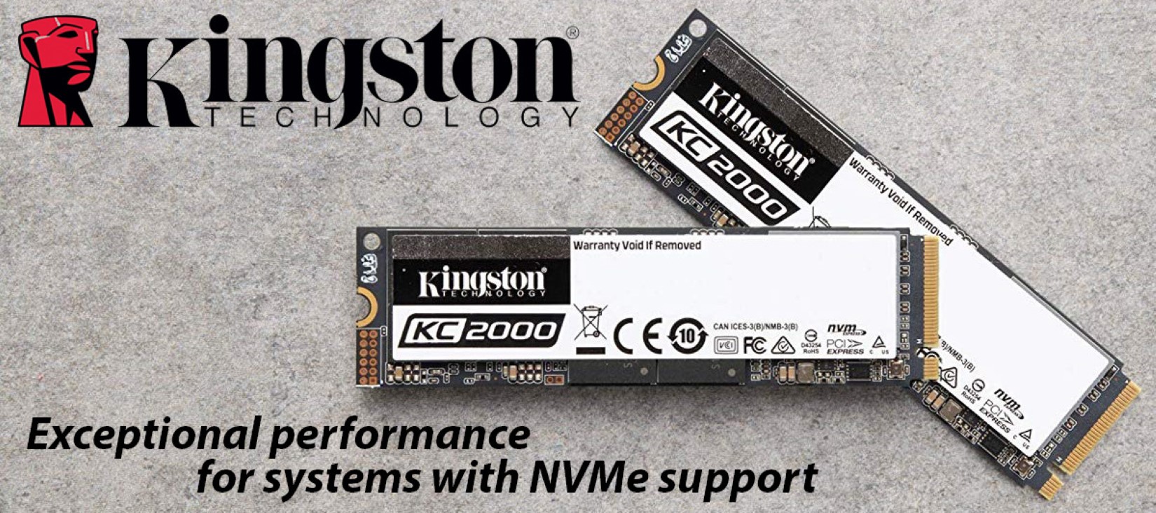 SSD Kingston SKC2000 1TB NVMe M.2 2280 PCIe Gen 3 x 4